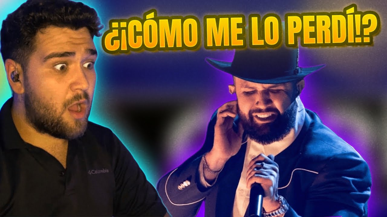 ¡PRIMERA VEZ escuchando a Carín León y quedé en SHOCK! | Carin León - Lado Frágil (LIVE) | REACCIÓN