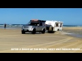 Rhinomax Scorpion off road caravan test drive on Fraser Island