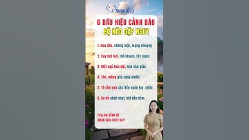 6 Dấu hiệu cảnh báo bộ não gặp nguy #duocsily #dsly #chamsocsuckhoe #suckhoe #songkhoe
