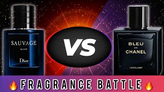 🔥 NEW FRAGRANCES BATTLE 🔥 DIOR SAUVAGE ELIXIR Vs BLEU DE CHANEL L’EXCLUSIF + VLOG 🔥