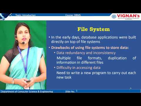 UNIT 1: Advantages of using Database approach over File System. - YouTube
