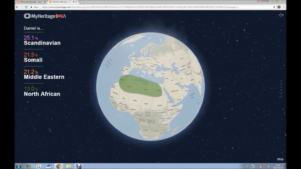 Daniel Dna Daniels DNA ancestry with trace regions - YouTube