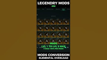 ONCE HUMAN 3 GOLD MODS CONVERSION LEGENDRY MODS🥶#oncehuman