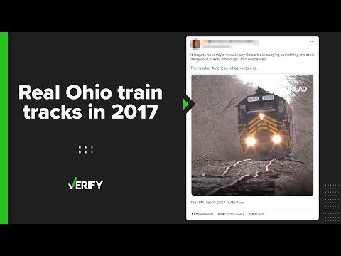 Viral video shows bent Ohio train tracks in 2017