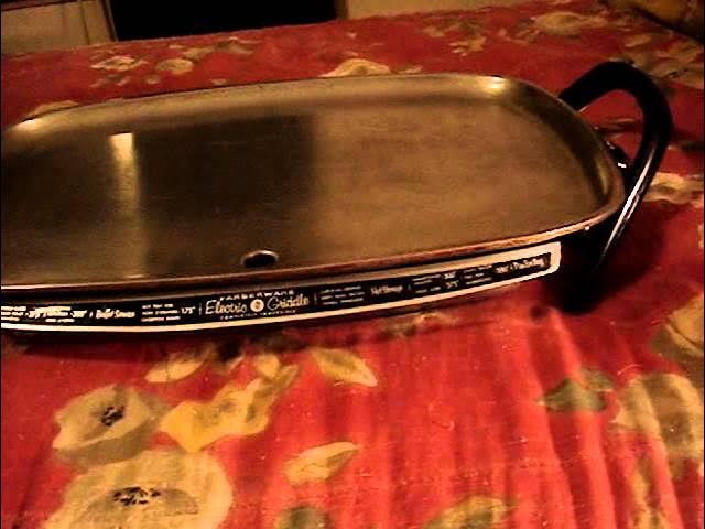 Farberware Electric Griddle No. 260 - First Use