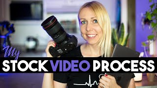 MY STOCK VIDEO PROCESS - Filming, editing & uploading footage to Adobe Stock, Pond5 & other sites