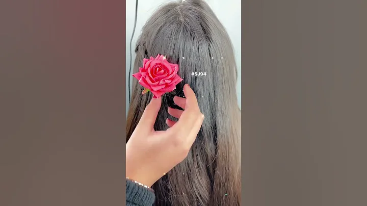 Open Hair Flower Accessories #flowers #longhair #openhair #haitstyles #hairdo #jewelry #hairjewelry