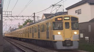 西武2000系2081F走行音 段流器直上 朝ラッシュ急行西武新宿