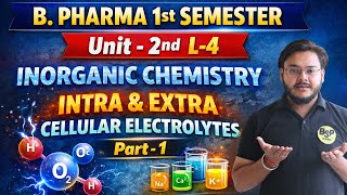 Major Intra And Extracellular Electrolytes | Major Physiological Ions | Pharmaceutical Chemistry
