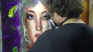 Atelier Meijer - Airbrush Art - Medusa airbrush PART 2