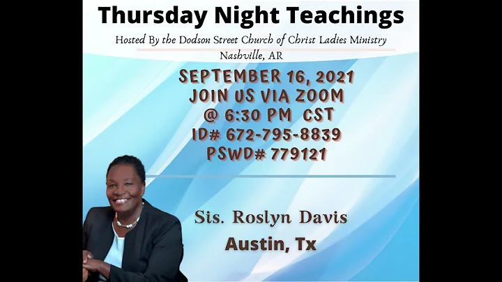 TNT ( Sis. Roslyn Davis)
