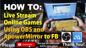 Paano mag live stream ng games online. How to live stream mobile games in Facebook using OBS.