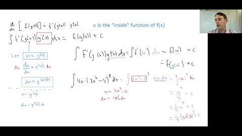 AP Calculus AB: Section 4.5A (Integration by Substitution - Indefinite Integrals)