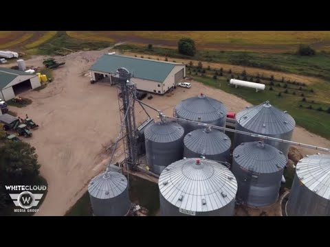 An Aerial View of Our Farm Before Harvest