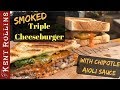 How to Grill the Best Burger - Smoked Texas Toast Cheeseburger
