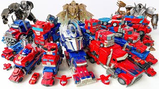 Different OPTIMUS PRIME Transformers Leader Truck Toys: Rise of Beasts Robot Tobot & Maximals Movie