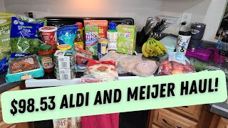 SUMMER MEALS AHEAD! || $98.53 ALDI & MEIJER HAUL WITH PRICES