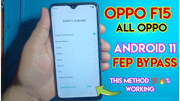 Oppo F15 frp bypass Android 11 | Oppo F15 Google account bypass | All Oppo Android 11 Frp bypass |