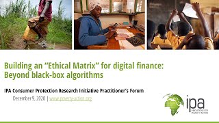 Webinar | Building an “Ethical Matrix” for Digital Finance: Beyond Black-Box Algorithms