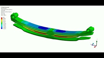 Assembling Simulation of a Parabolic Leaf Spring for Railway Sector