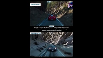 Sora: Change  Video Style and Environment ( video to video ) #openai #sora #ai #videotovideo