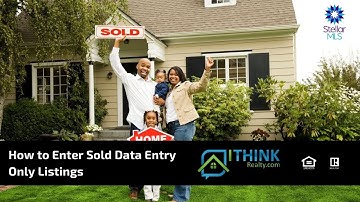 How To Enter Sold Data Entry Only Listings