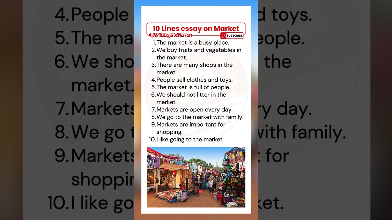 rewrite this title 10 Lines Essay on Market | Market Essay | Essay About Market rewrite this title 10 Lines Essay on Market | Market Essay | Essay About Market