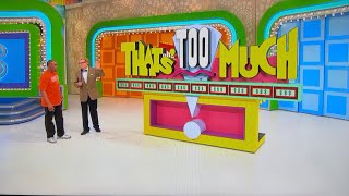 The Price Is Right  Thats Too Much  11182010