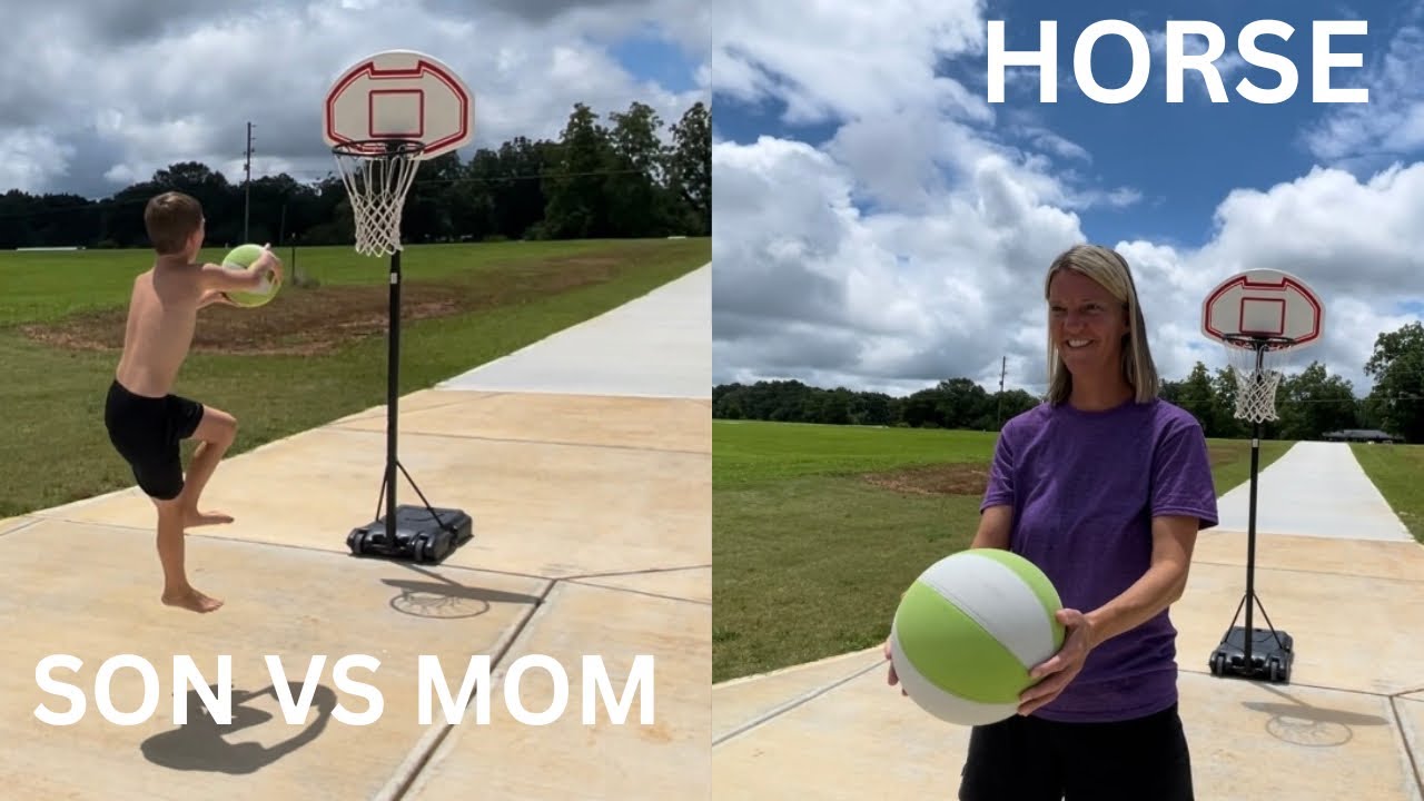 Game of HORSE/BASKETBALL Son vs. Mom YouTube