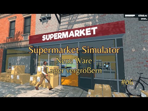 Supermarket Simulator Neue Ware - Lager  #6Supermarket Simulator New goods 