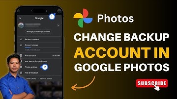 How To Change Backup Account In Google Photos !