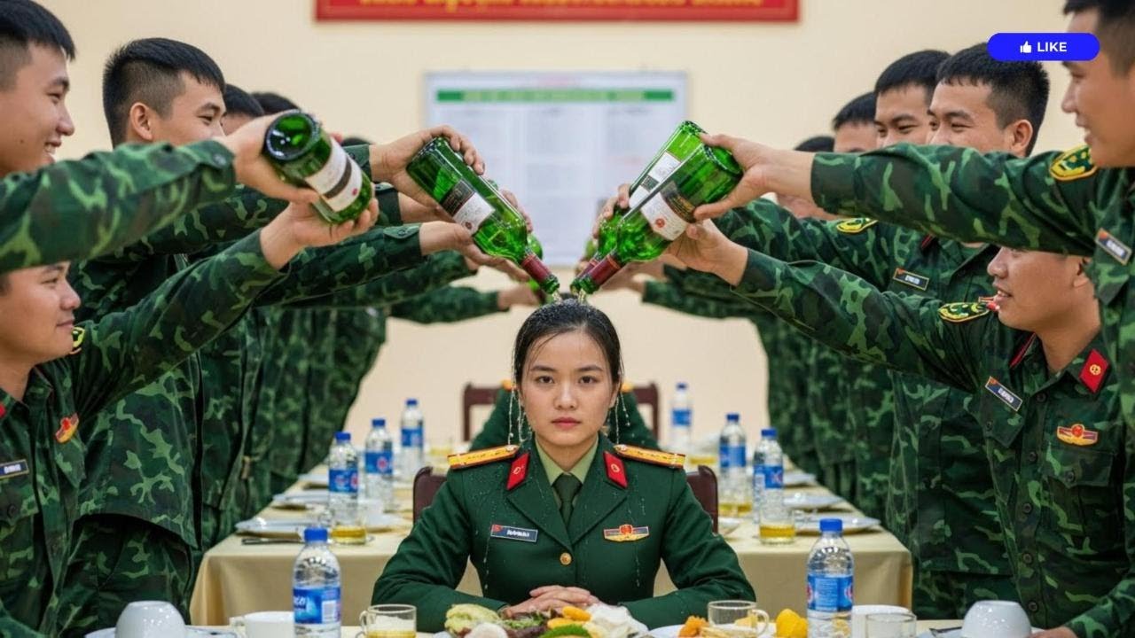 “Chuẩn tướng dội rượu lên nữ trung tá — và câu đáp khiến sự nghiệp ông ta sụp đổ”