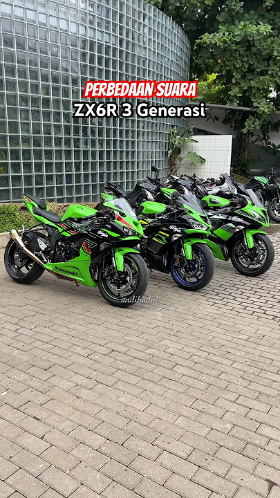 PERBEDAAN SUARA NINJA ZX6R 2024 , 2019 , 2017