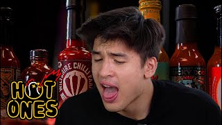 Choking on Spicy Wings While Answering Your Questions | (not) Hot Ones