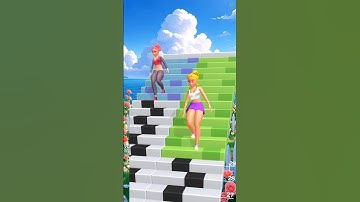 Dance Stairs Race Level - 99110 😒 #shorts #games #gaming #gameplay