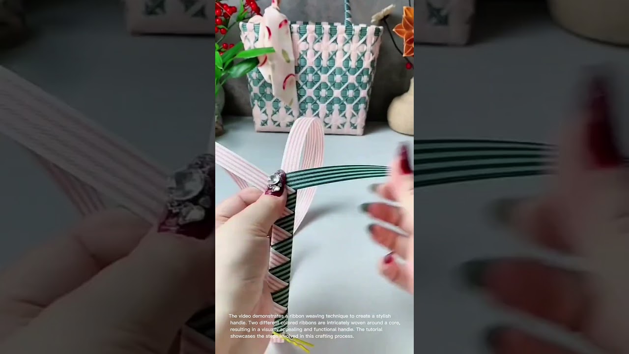 Ribbon Weaving Tutorial: Creating a Stylish Handle