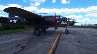 B-25 Mitchell Bomber ride at Akron, Ohio 2019