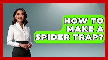 How To Make A Spider Trap? - Insects and Invaders