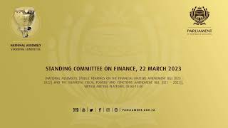 Standing Committee on Finance, 22 March 2023
