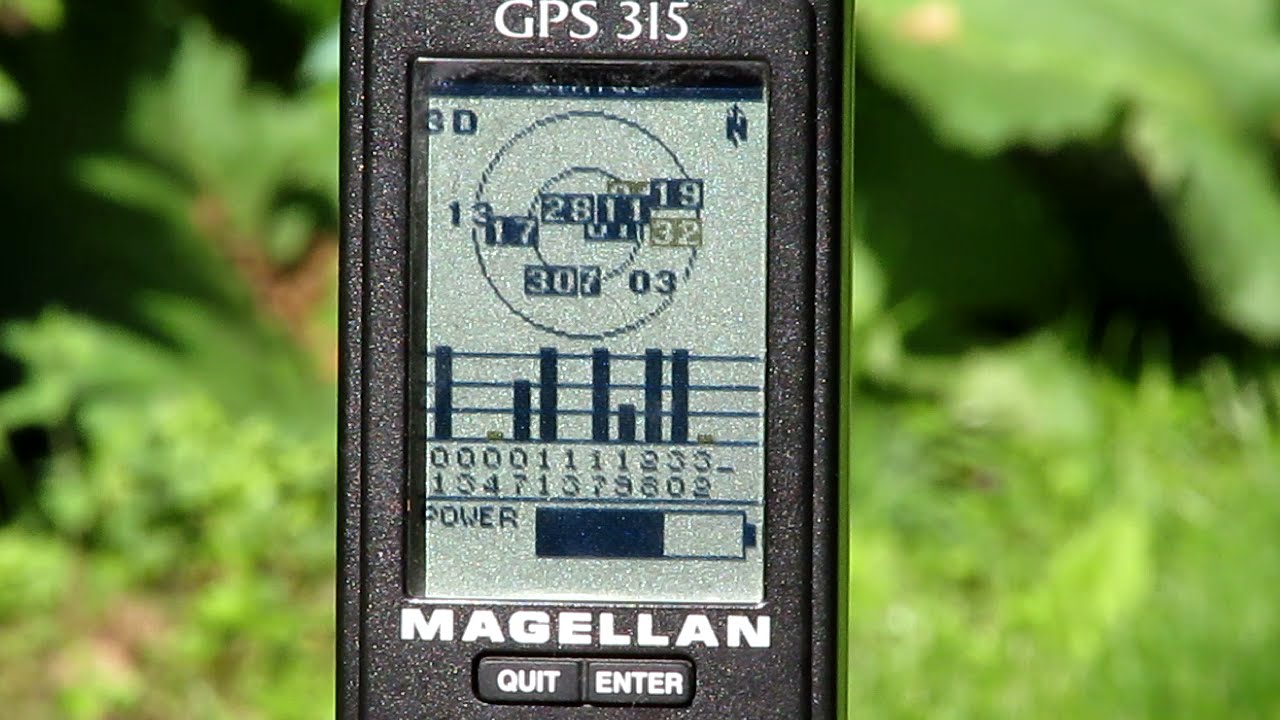 Older Handheld Gps Magellan 315 Youtube
