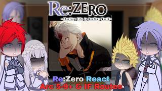 Rezero React To Natsuki Subaru If Routes All Parts Arc 5-9