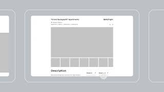Luxury Apartment – Wireframe Animation for Premium Housing Marketplace