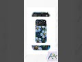 Forget Me Not iPhone Tough Case: Vibrant Stained Glass Floral Cover