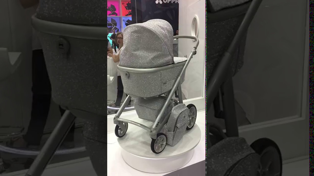 glitter pushchair