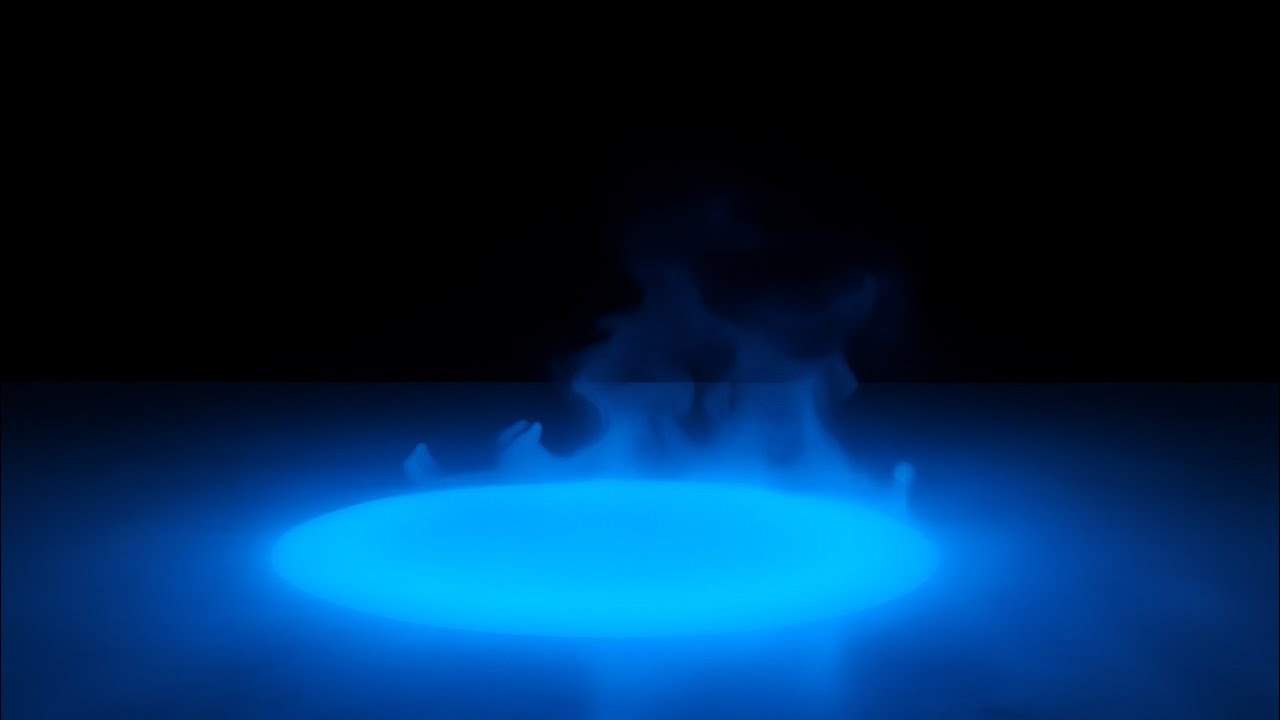 Smoke black screen overlay | Light blue smoke effect black screen