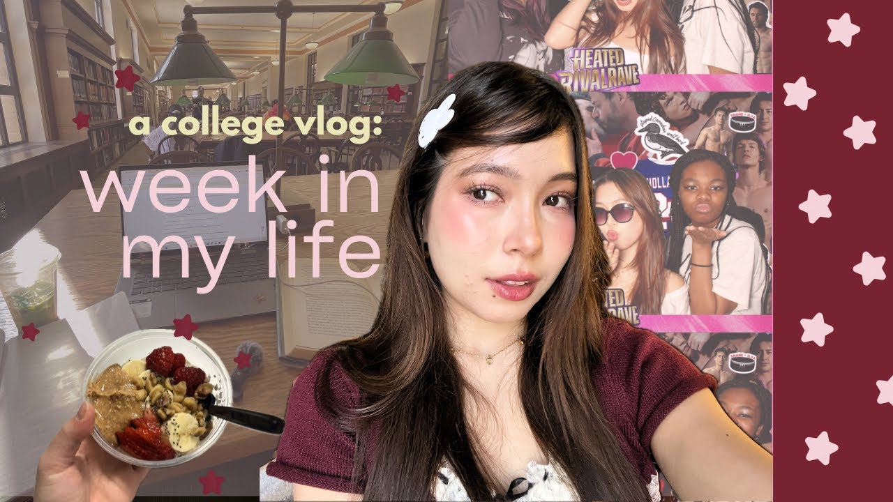 college week in my life | ALOT of studying, beefing with my prof., and hanging w/ friends