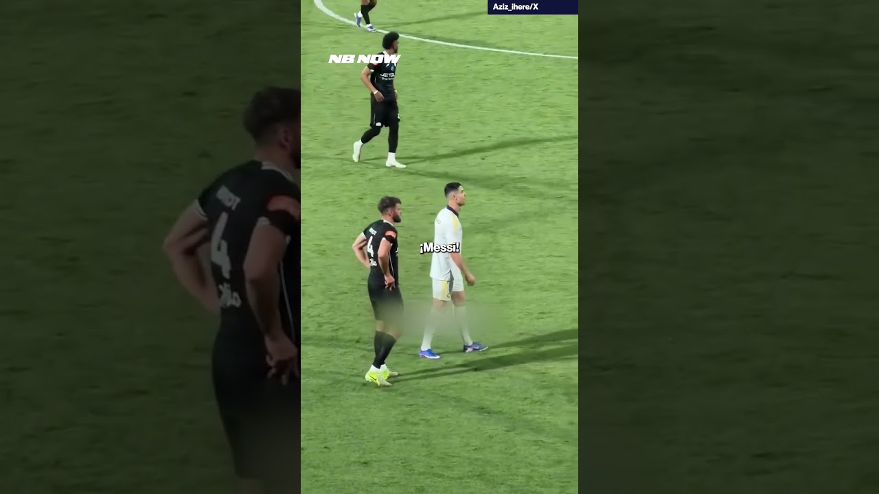 "¡MESSI! ¡MESSI!": LA REACCIÓN DE CRISTIANO RONALDO A LOS CÁNTICOS DE LOS FANÁTICOS