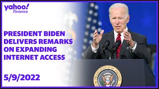 President Biden delivers remarks on expanding internet access