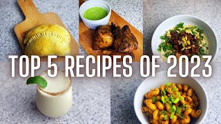 TOP 5 RECIPES: 2023 | My Favorite Videos from 2023 | Katie Makes It Vegan
