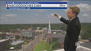 Thursday Noon Forecast: Hot and dry for most